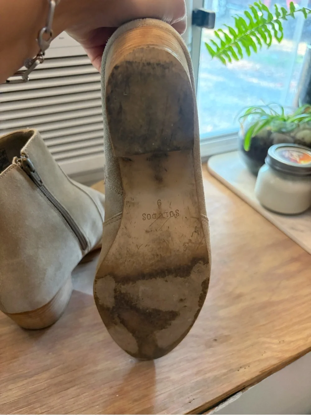 Women’s Taupe Suede Ankle Boots - Classic Chelsea Heel